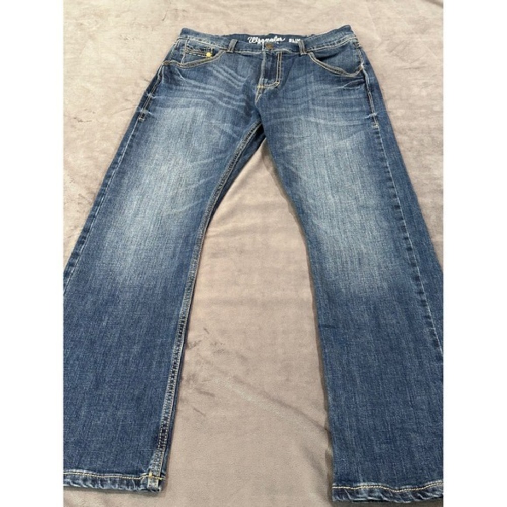Wrangler Retro Slim Boot Jeans Mens 30x30 Medium Wash Denim